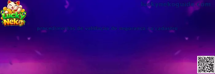 Procedimentos de validação de segurança no cadastro