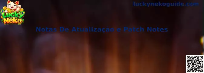 Notas de Atualização Lucky Neko